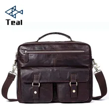 Деловая сумка на плечо, мужские портфели из натуральной кожи, винтажные Офисные Сумки из натуральной кожи Crazy Horse, мужская сумка для ноутбука, высокое качество