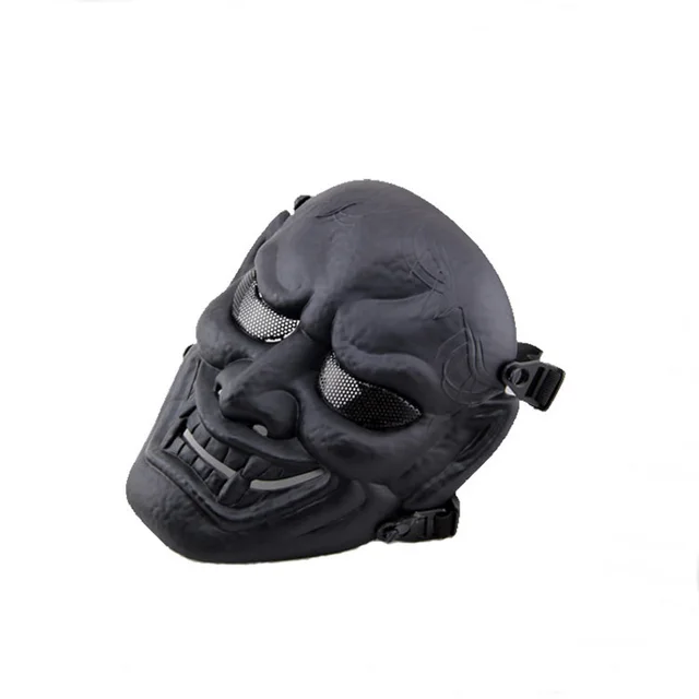 2017 New Tactical Mask DC11 Japanese Ghost King Samurai Airsoft Full Face Mask Party Cosplay Horror Hunting Protect Scarves