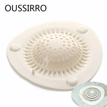 

2020 Hot Sale Accesorios De Banheiro Ralo 1pcs Arc Shape Drainer For Kitchen Bathroom Shower Drains Plug Stopper Suction Filter