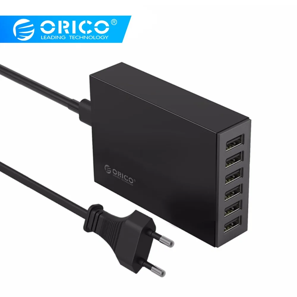 ORICO USB Charger Universal Mobile Phone Desktop Charger 5V2.4A Wall Charger USB Port Travel Charger for Phone Tablet