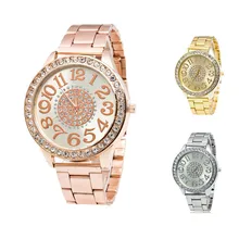Classic Dress Women Watches Stylish Crystal Rhinestones Quartz Wristwatch Casual Watch Relogio Feminino Relogio Masculino CLOCK