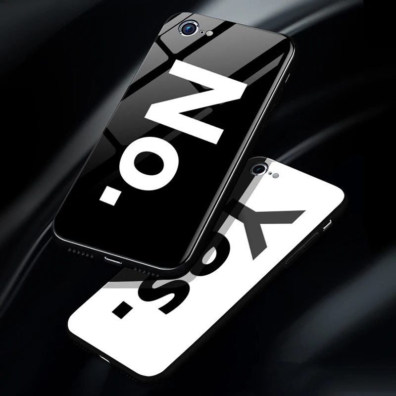 Модный роскошный спортивный брендовый чехол из закаленного стекла для IPhone 11 Pro Max