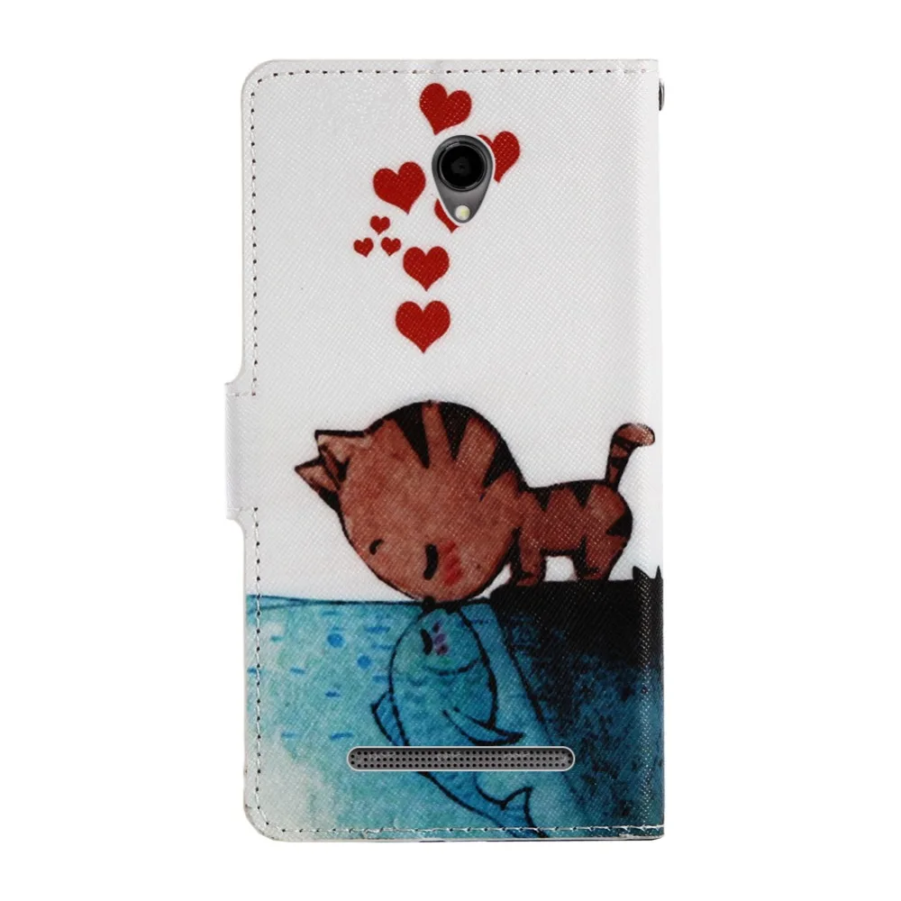 GUCOON الكرتون حالة المحفظة ل Highscreen Zera F (rev. s) 4.0 \ GUCOON الكرتون حالة المحفظة ل Highscreen Zera F (rev. s) 4.0 \