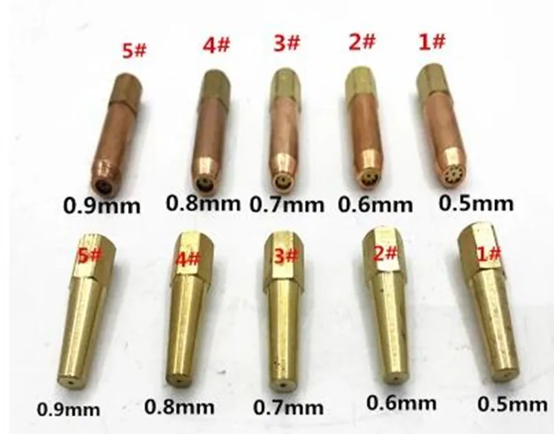 10 Pieces Soldering Torch Nozzles Gas burners Gas Torch Contact Welding