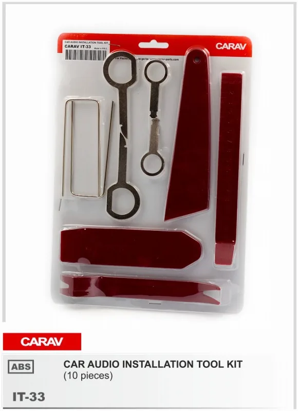 Carav it-33 10 piezas de set herramienta autoradio instalación ampliación entrieglung Tools 