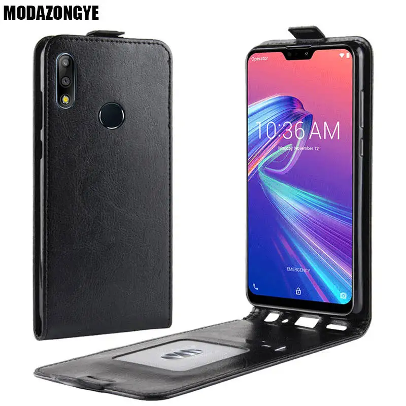 Чехол для Asus Zenfone Max Pro M2 ZB631KL Роскошный кошелек задняя крышка из искусственной