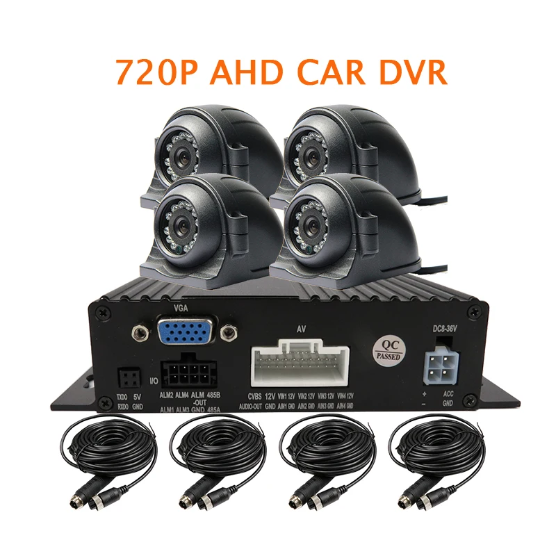 Free Shipping 4CH G sensor 1 0MP 720P AHD 256GB SD font b Car b font