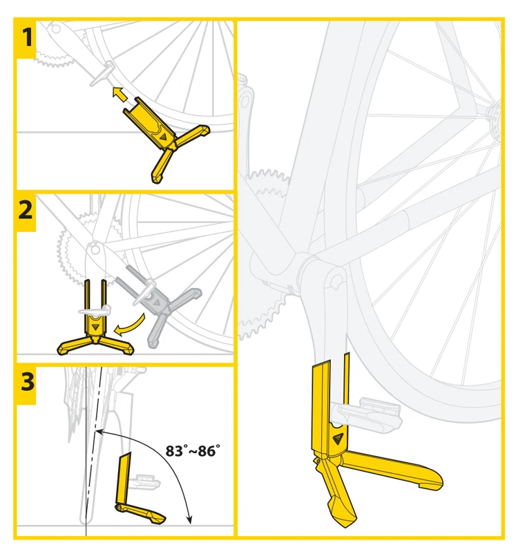 TOPEAK TW011 подставка для вспышки, тонкая подставка для велосипеда, кронштейн для парковки, алюминиевая стойка для дорожного велосипеда, подставка для ремонта и дисплея