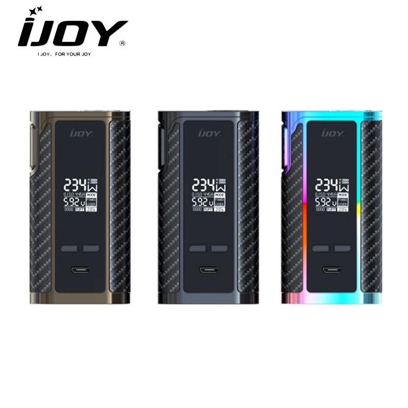 

Original IJOY Captain PD270 TC Box Mod Electronic Cigarette 234W Dual 20700/18650 Battery Firmware Upgradeble Captain PD270 Mod