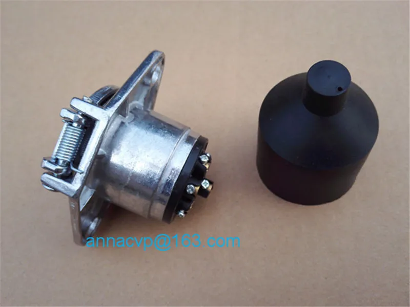 24V 7pin pole trailer end plug trailer connectors plugs sockets1 (1)