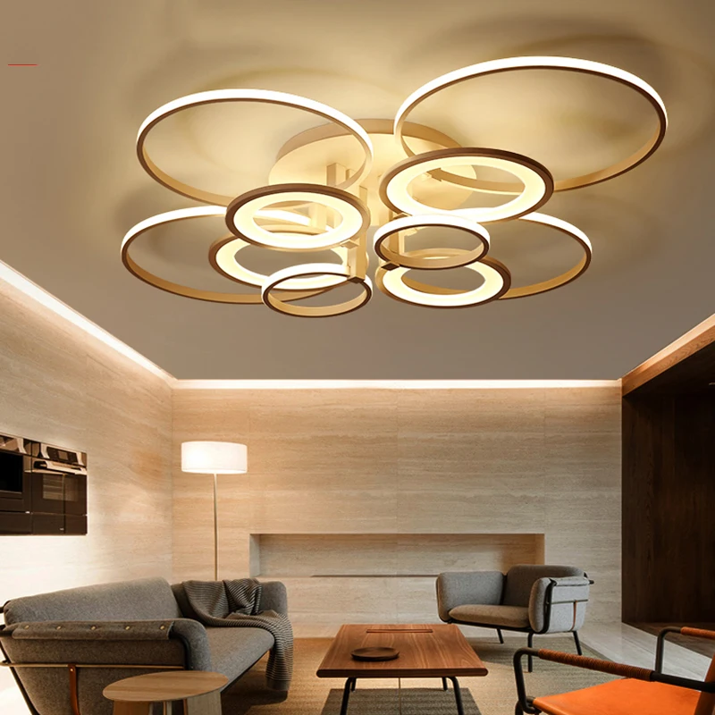 

Wooights Modern led ceiling lights for living room bedroom lustres de sala Acrylic Lustre AC90-265V Modern LED Ceiling Lamp