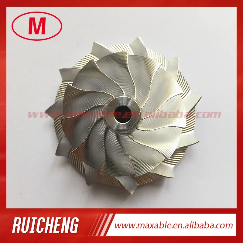 

GT15-25 38.62/52.00mm 11+0 blades point milling high performance turbocharger billet/milling/aluminum 2618 compressor wheel