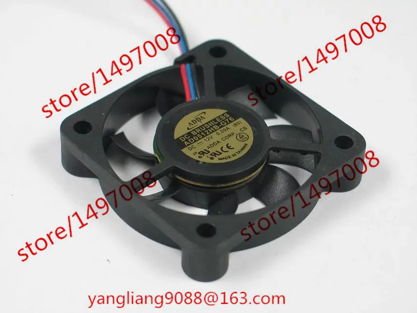 

ADDA AD0512HB-G76 DC 12V 0.09A 50x50x10mm Server Cooling Fan