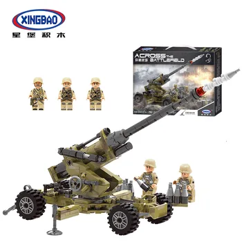 

XINGBAO 06011 Genuine Military Series The Scorpion Cindy Cannon Set DIY Building Blocks Bricks Educational Toy As Funny Gifts