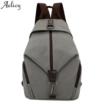 

Aelicy Ladies Backpack Canvas Casual Travel Women backpack Vintage Satchel Girls School Bag mochila feminina drop ship 2020