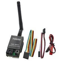 FPV 5.8G 1.5W 32CH A/V Transmitting (TX) Module Wireless Transmitter TS800 Support AAT Tracking Antenna 1500mw