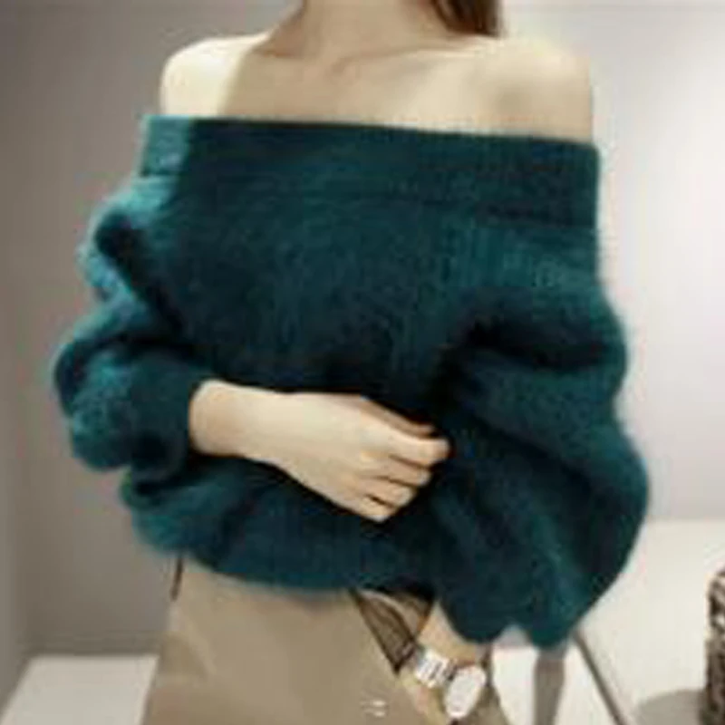 

Women Sweater Sexy Real Mink Cashmere Pullovers New Arrival Spring Summer Pullover Lady Factory color and size Customize wsr542