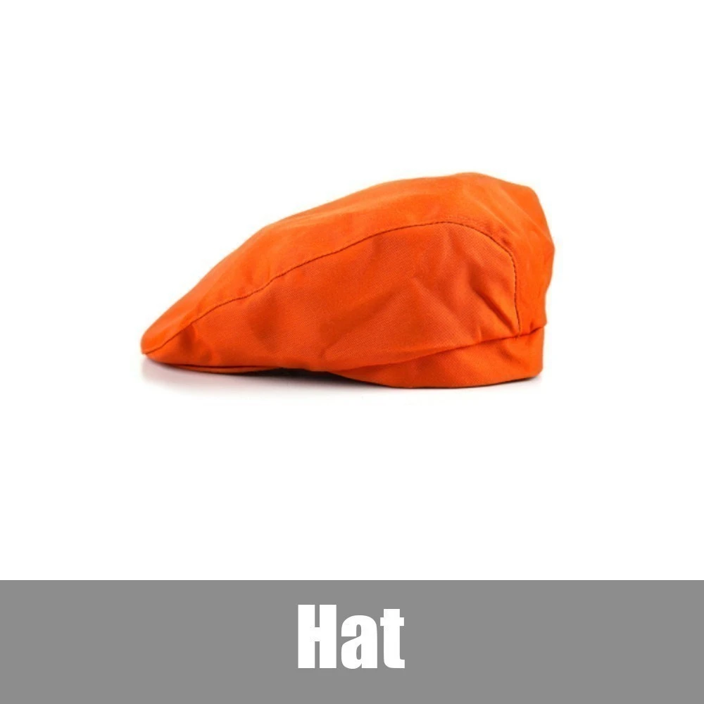 Фартук набор на заказ логотип оптом для кухни, ресторана, приготовления еды фартук для выпечки Milktea магазин с карманами рукав водонепроницаемая ткань для чистки - Цвет: Orange Hat