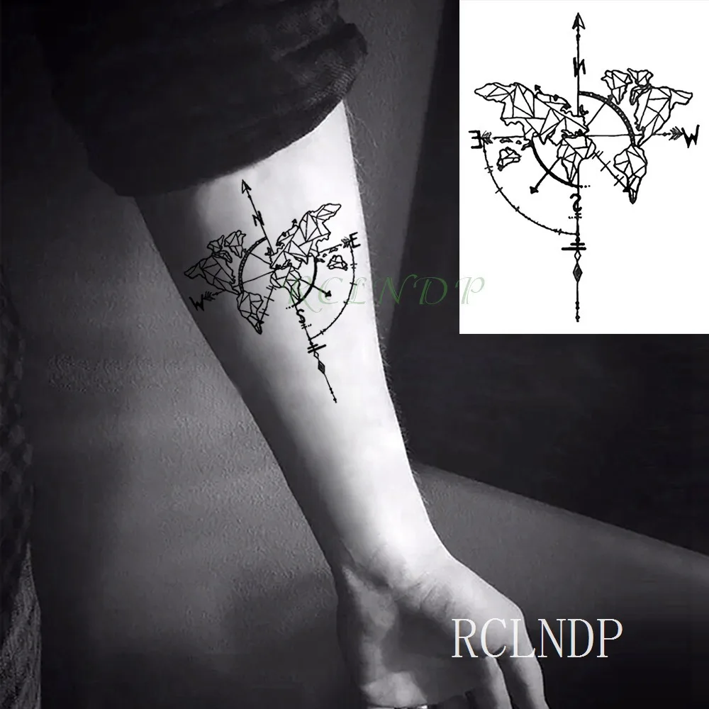 Водостойкая временная татуировка massif горный перевернутый рисунок дерево тату наклейки флэш-тату поддельные татуировки для девочек, женщин, детей 7