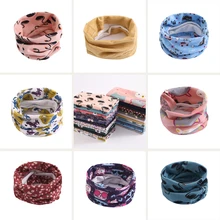 Новинка года, зимний детский хлопковый шарф, детский шарф, толстые шарфы с героями мультфильмов для мальчиков и девочек, детский воротник с круглым вырезом, волшебный шейный платок