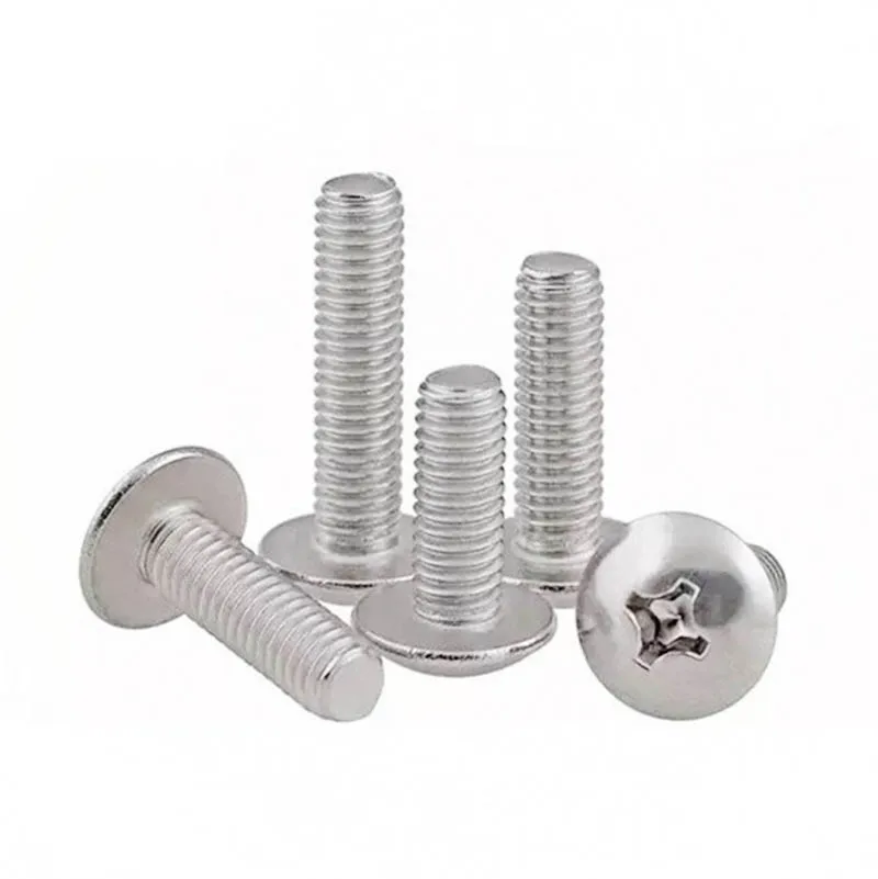 

Metric M4 x 45mm 304 Stainless Steel Phillips Truss Round Head Machine Screws Bolt with Cross Recessed for Drawers Cabinet Kno