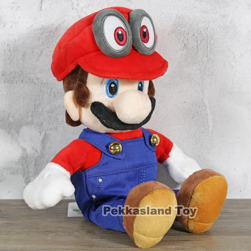 mario plush with removable hat