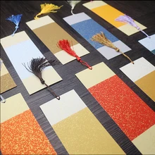 10 шт./компл. Китайская традиционная Закладка пустая рисовая бумага Закладка китайский «сделай сам» каллигрфи живопись поставки Арт Набор стационарный