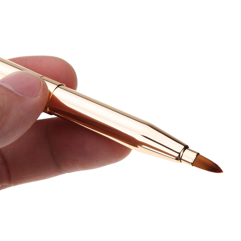 1 Pcs Double-Headed Makeup Lip Brush Eyeshadow Brush*