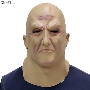 

Realistic Christmas Old Man Party Mask Male Disguise Latex Fancy Costumes Head Rubber Adult Masks Masquerade Cosplay Props
