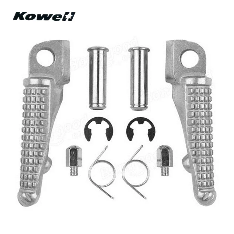 Kowell 1 пара подножки Передняя подножка Педали для автомобиля для Kawasaki ZX6R ZX-9R ZX-10R Z750 Z1000 GTR1400 ZZR1400 ZX14 ZZR1200 EX250 EX300