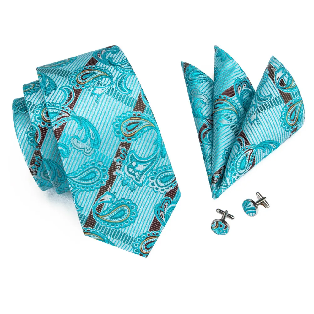 Мужской комплект из галстука и запонок 100% шелка|silk tie|ties for mensilk ties men |