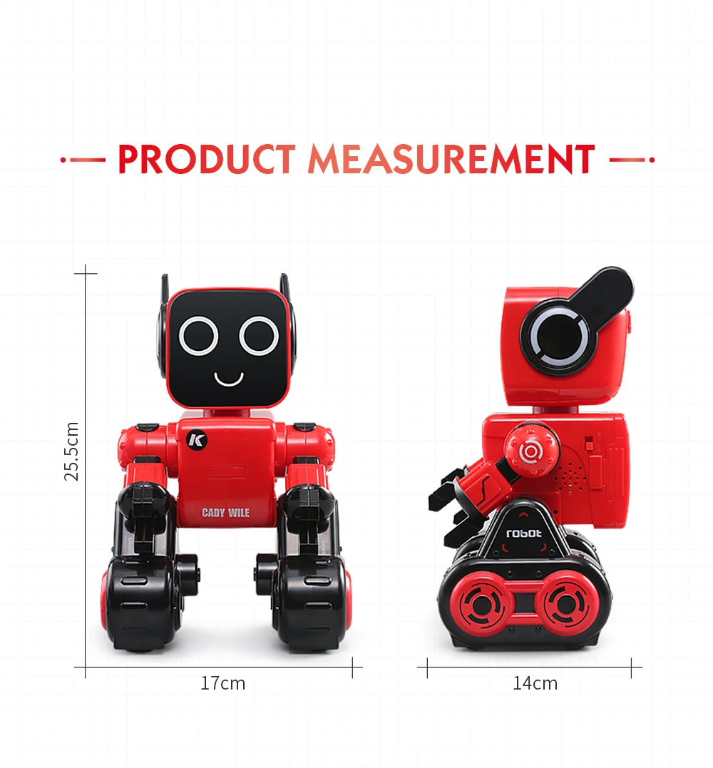 JJRC RC робот интеллектуальная программа Рождественский подарок игрушки интерактивное управление звуком голосовая запись оповещение пункт передача вставка монеты танец