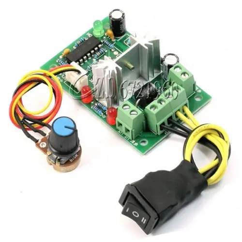 

6-30V DC Motor speed Controller Reversible PWM Control Forward / Reverse Switch