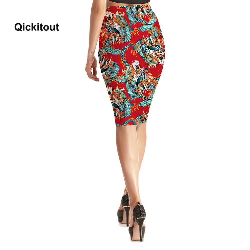 Летние женские юбки карандаш с высокой талией Элегантные повседневные офисные юбки с цветочным принтом винтажная юбка средней длины размера плюс S-XXXXL