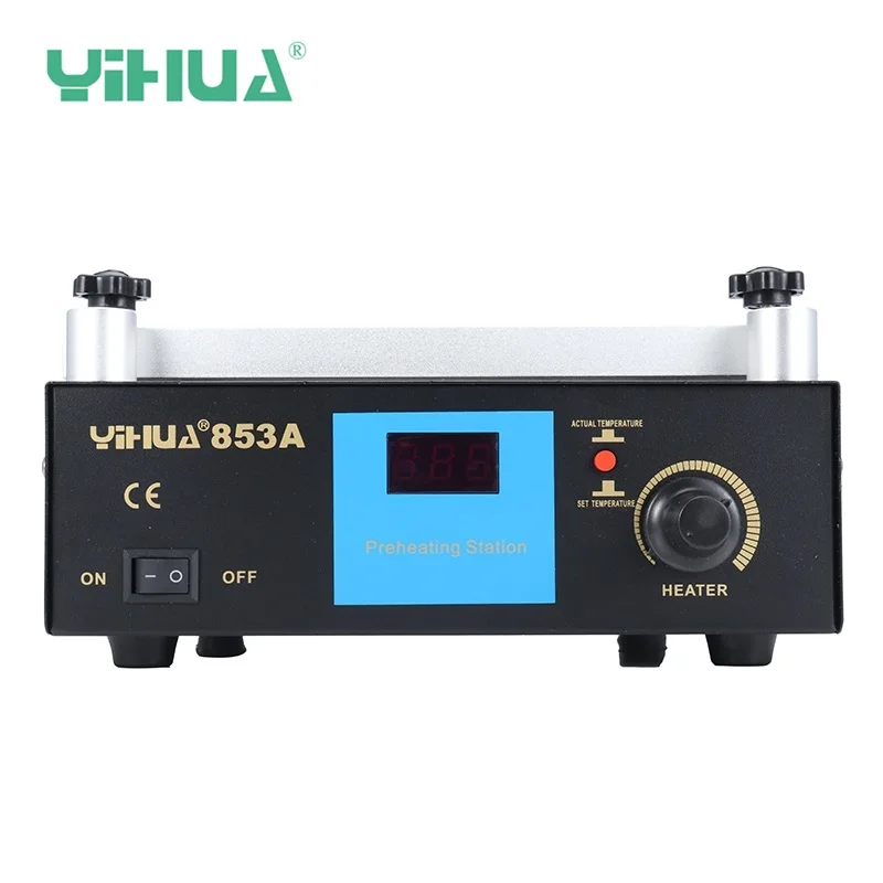 

YIHUA 853A 110V/220V High Power ESD BGA rework station PCB Preheat and Desoldering IR Preheating Station