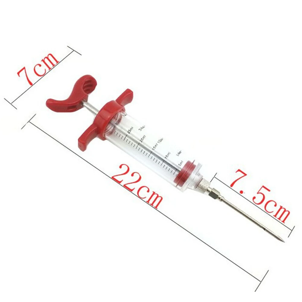 Kitchen tools Meat sauce Syrings Marinade Injector Christmas Roasted Turkey Flavoring BBQ seasoning Injection Syringe