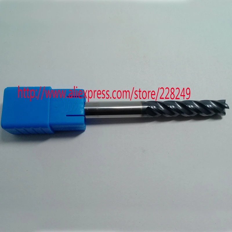 

1pc D8*40*D8*100L HRC55 4 Flutes Flat Square Tungsten Solide Carbide End Mills For CNC Milling Tools