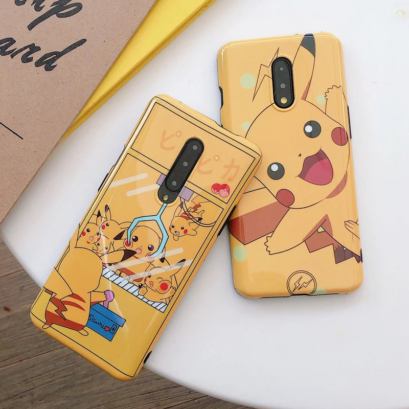 Cute Cartoon Spirit Phone Lanyard Yellow Cases for font b OnePlus b font font b 7