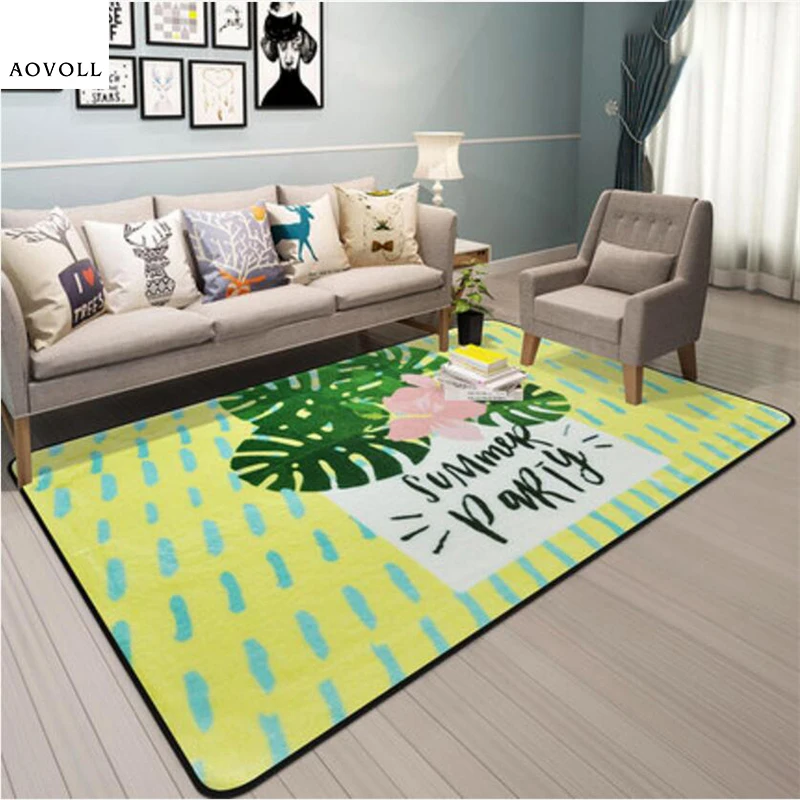 

AOVOLL 2018 New Fashion Modern Soft Carpets For Living Room Bedroom Kid Room Rugs Home Carpet Floor Door Mat Children Area Rug
