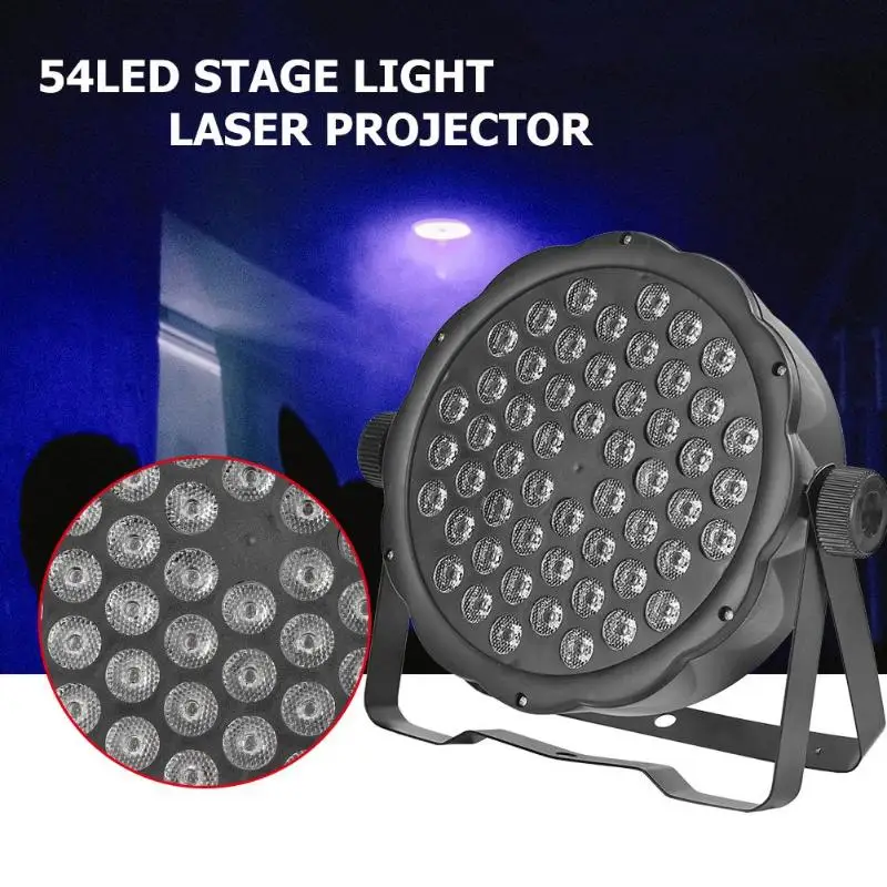 

54LED Stage Light Laser Projector KTV Bar Club Show Party DJ Disco Par Lamp