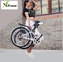 Original X-Front brand Spring shock absorber 20″ 6 speed carbon steel disc children’e folding bike outdoor bmx bicicleta bicycle