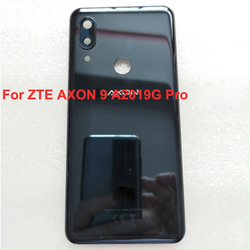 Для zte Axon 9 Pro A2019 полная крышка батареи задняя крышка двери Корпус чехол с камерой стекло для zte Axon9 Pro A2019g чехол s