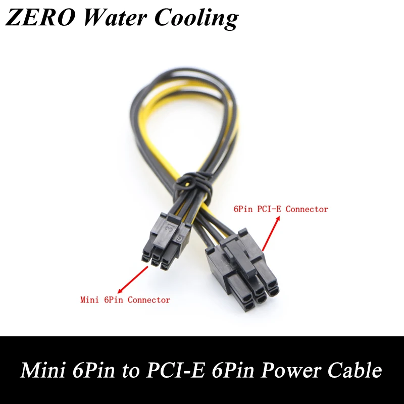 20 Centimetri Mini 6Pin 6Pin Per Pci-E Cavo Di Alimentazione Per Apple Mac Pro Scheda Video.