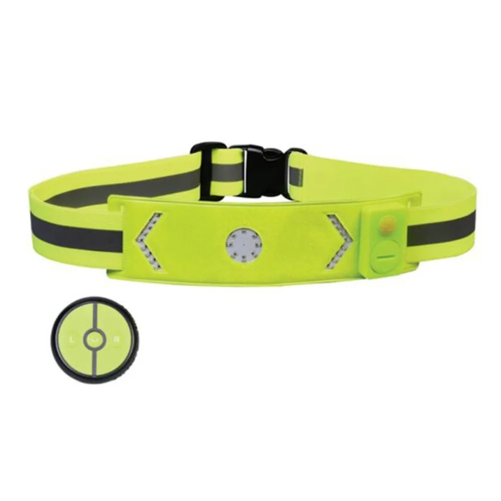 Outdoor Sports Night Cycling Safety Reflective Waist Belt Light
