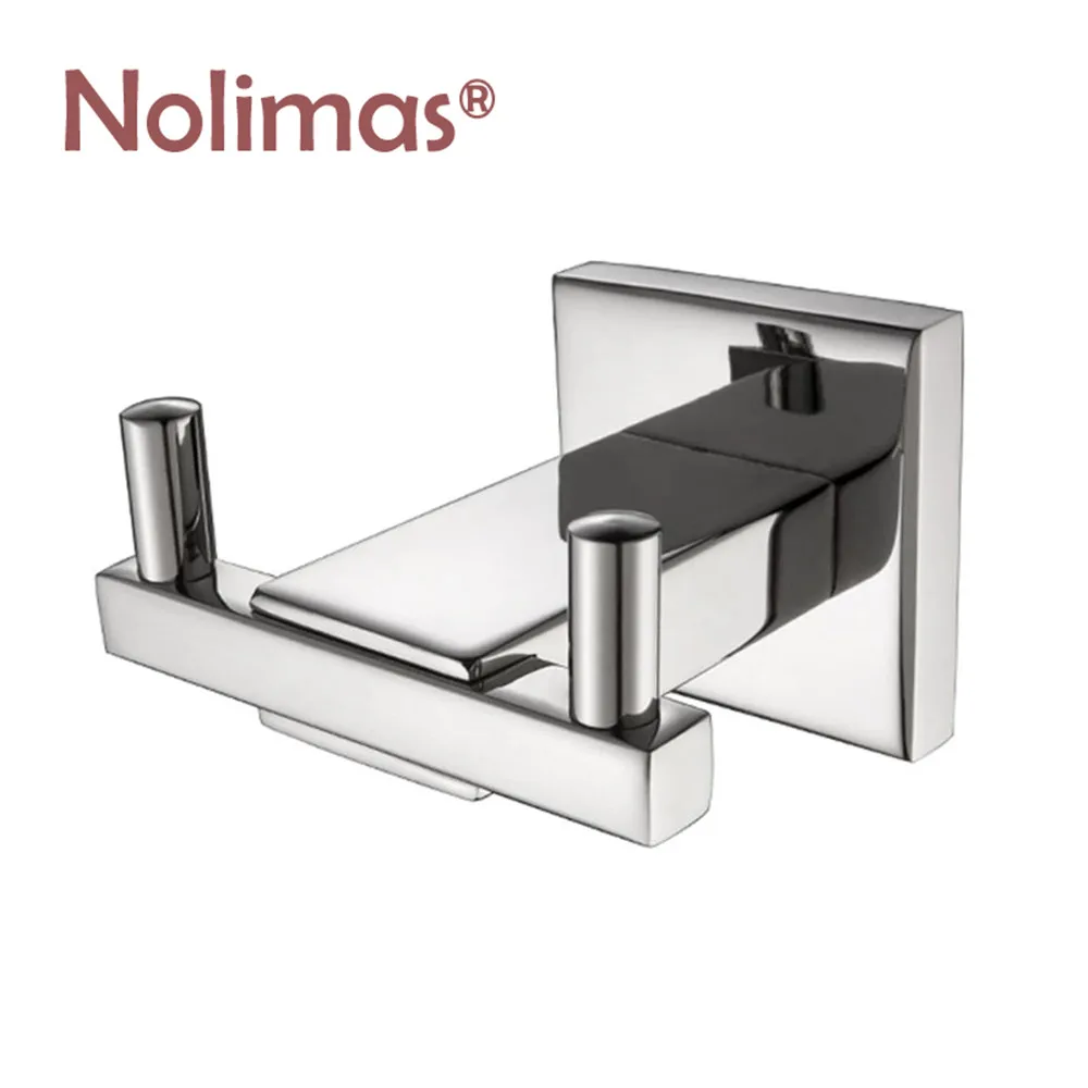 2018 Deluxe SUS 304 Stainless Steel Robe Coat Hook Chrome Brushed Wall