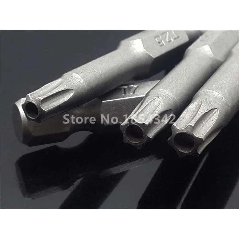 50mm 8Pcs OR 12Pcs Set Security Tamper Proof Magnetic Screwdriver Drill Bit Screw Driver Bits Hex Torx Flat Head 1/4" Hand Tools - Image 2