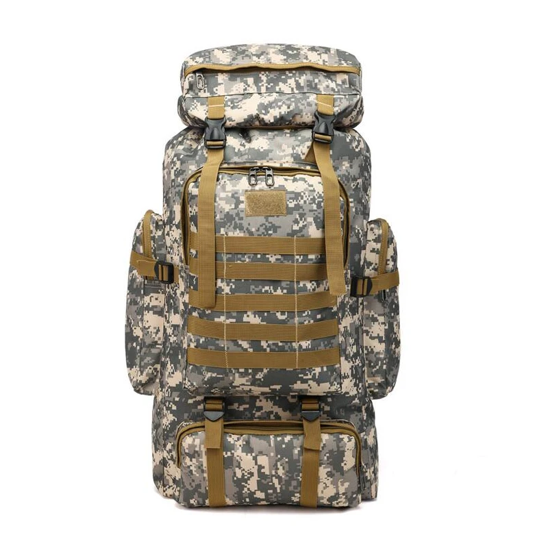 Zaino Aperta Camo Tattico Sacchetto Black Da cp plateau khaki Viaggio Camouflage desert Militare Trekking Arrampicata acu Color Sport Esercito Molle Impermeabile 80l Campeggio All'aria Di qE6xnO6t