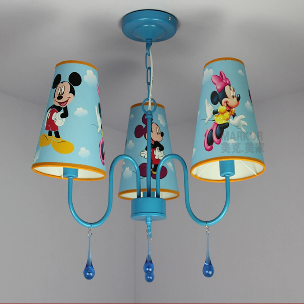 

Kids Room Pink Chandelier 110V/220V E14 Crystal Chandeliers Lighting Fixtures Home Lighting Lamp Cartoon Led Chinese Chandeliers