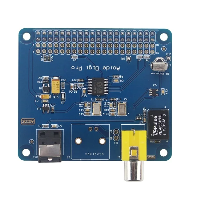 Для Raspberry Pi 3 AOIDE HIFI DiGi Pro цифровая звуковая карта, плата расширения звука для Raspberry Pi 3 Model B+ Plus 3B 2B - Цвет: Sound Card