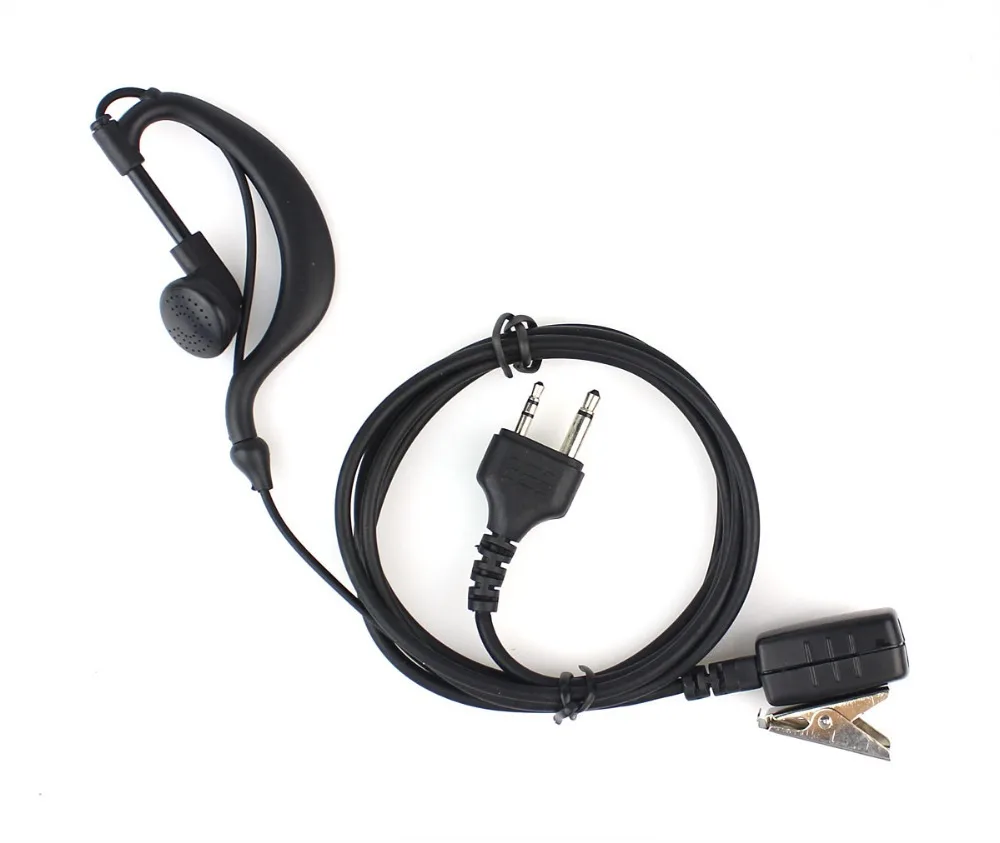 2 контакт. PTT MIC динамик для MIDLAND радио G6 / G7 G8 G9 GXT550 GXT650 lxt80 Lxt110 Lxt112 черный C0246A Eshow |